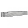Jardiniera argintiu 510x140x68 cm otel vopsit electrostatic
