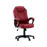 Scaun directorial OFF 356, piele ecologica perforata, inaltime ajustabila, mecanism de balans, robust, 110 kg