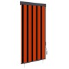 VidaXL Jaluzea tip rulou de exterior, portocaliu și maro, 100 x 250 cm