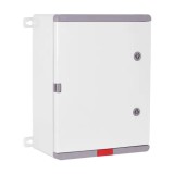 Cumpara ieftin Cutie distributie IP67 din ABS gri, usa mata, placa metalica, 300x400x170 mm PD304017