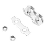 Conector galvanizat cu suruburi pentru fir de gard electric