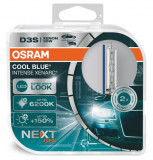 Set 2 Buc Bec Xenon Osram D3S 42V 35W PK32D-5 Cool Blue Intense NextGen 6200K 66340CBN-HCB