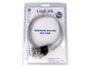 Coardă de protecție cu cod Logilink NBS003, Argintie, 1.5m