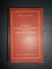 MIHAIL ROLLER - STUDII SI NOTE STIINTIFICE PRIVIND ISTORIA ROMANIEI foto