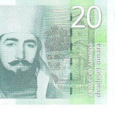 M1 - Bancnota foarte veche - Serbia - 20 dinarI - 2006