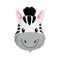 Balon Folie Cap Zebra 48x70 cm