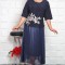 Rochie de seara Rosana Bleumarin - 52Marimea