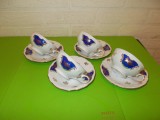 Cumpara ieftin PORTELAN de colectie WINTERLING BAVARIA , set de 4 CESTI decor cu aur coloidal, Seturi