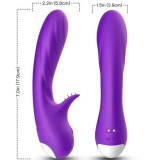 ARMONY - ROMANCE VIBRATOR WITH STIMULATOR PURPLE, ARMONY VIBRATORS