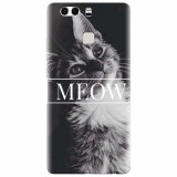Husa silicon pentru Huawei P9, Meow Cute Cat