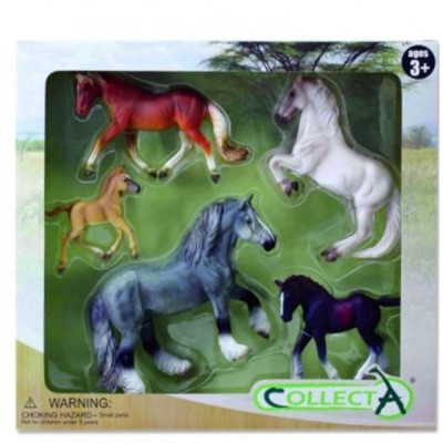 Set 5 figurine viata cailor Collecta foto