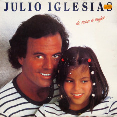 Vinil Julio Iglesias – De Niña A Mujer (VG)