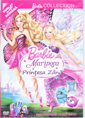 DVD animatie: Barbie Mariposa si Printesa zana ( original, dublat in lb.romana ) foto