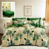 Lenjerie pat dublu,bumbac finet,6 piese,cearceaf normal 220x240cm, cearceaf pilota 200x220cm, 2 fete de perna 50x70, 2 fete de perna 70x70-M335, Ralex Pucioasa