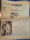 ziarul sportul popular 1 noiembrie 1966 - romania la capionatul european de fotbal