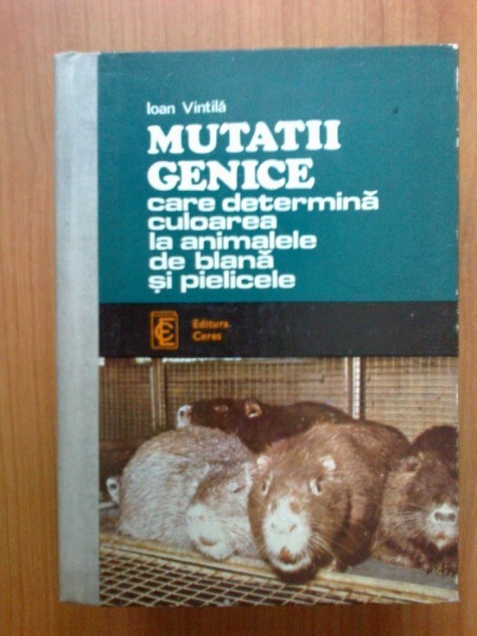 d1d Mutatii genetice care determina culoarea la animalele de blana si pielicele