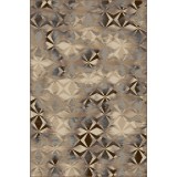 Covor Model Caleidoscop 13038-116, Marime 50 x 80 cm, Bej, Gri, Maro , Inaltime Fir 6 mm, Antialergic, Polipropilena, Living, Dormitor, Sufragerie, Bi