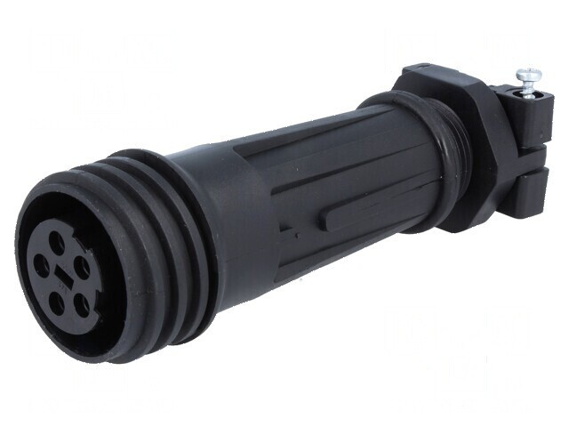 Conector circular cu 5 pini exterior, prin rotire