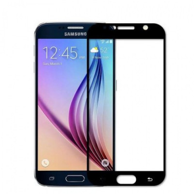 Folie sticla 3D Samsung Galaxy S6-Black foto