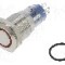 Intrerupator anti-vandalism, ON-(ON), &Oslash;16.2mm, BULGIN, MP0045/1D2RD012S