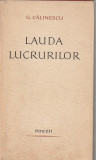 G. CALINESCU - LAUDA LUCRURILOR