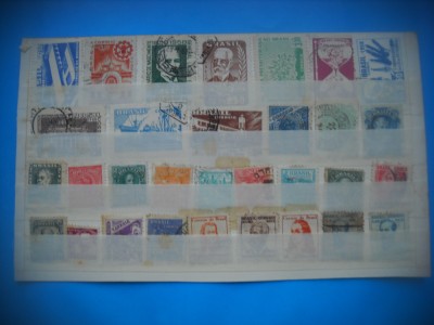 HOPCT LOT NR 537 BRAZILIA -31 TIMBRE VECHI-AMERICA LATINA-STAMPILATE/STAMPILAT foto
