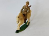 bnk jc Figurine de plastic - Starlux Serie 53 - Cavalerist cu pusca (KHAKI)