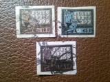 Serie mica Rusia 1922 - 5 Ani Revolutia din Octombrie, 3 val. nedantelate stampilate