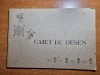 Caiet Desen Nescris 1986 Vintage Colectie Papetarie Retro
