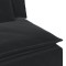 Canapea modulara cu perne, negru - 8