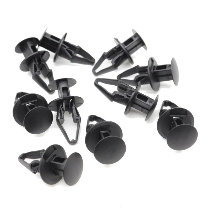 Set 10 clema fixare plastic Opel Adam, Astra J, Astra K, Cascada, Corsa E, Crossland X, Insignia (G09), Meriva B, Mokka X, Mokka, Zafira Tourer, scut