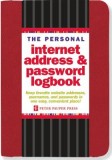 The Personal Internet Address &amp; Password Logbook (Red)