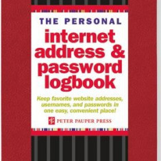 The Personal Internet Address & Password Logbook (Red)