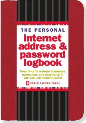 The Personal Internet Address &amp;amp; Password Logbook (Red) foto