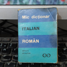 Mic dicționar italian român, Alexandru Balaci, București 1971, 058