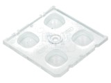 Lentilă LED pătrată transparentă 7,85mm