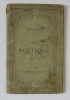 L &#039; ART POETIQUE par BOILEAU , 1898