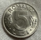 5 Lei 1992 Romania, UNC, Luciu de batere