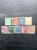 Timbre Germania-Deutsches Reich 9 valori stampilate