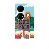 Husa compatibila cu Huawei Nova Y70 model south park, Silicon, TPU, Viceversa, Transparent, Carcasa