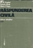 Cumpara ieftin Raspunderea civila - Ion M. Anghel