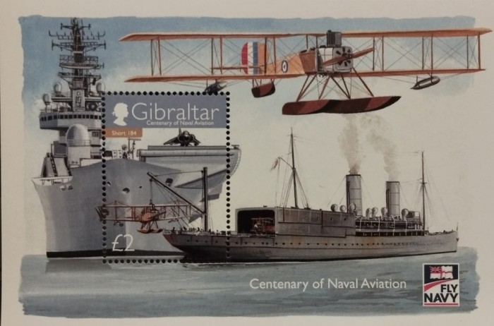 BC118, Gibraltar 2009, colita centenarul aviatiei navale