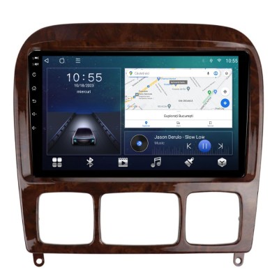 Navigatie dedicata cu Android Mercedes S-Class W220 1998 - 2005, 2GB RAM, Radio foto