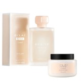 Set cadou Eclat Femme Weekend pentru femei, apa de toaleta si crema de corp parfumata, aroma floral-fructata verde, proaspata si eleganta