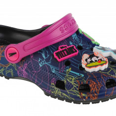 Papuci flip-flop Crocs Disney Villains Classic Kids Clog 207722-001 albastru marin
