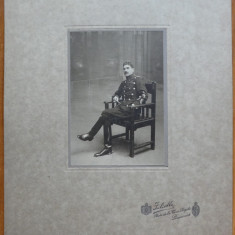 Foto pe carton , General Grigore Odobescu , inceput de secol 20