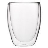 Pahar Sticlă Biosilicat, Perete Dublu, Transparent, Capacitate 0,34L, Oem