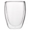 Pahar Sticlă Biosilicat, Perete Dublu, Transparent, Capacitate 0,34L