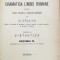 MANUAL DE GRAMATICA LIMBEI ROMANE de M. STRAJAN - CRAIOVA, 1891