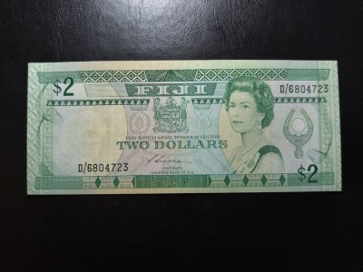 FIJI 2 DOLARI 1988 foto